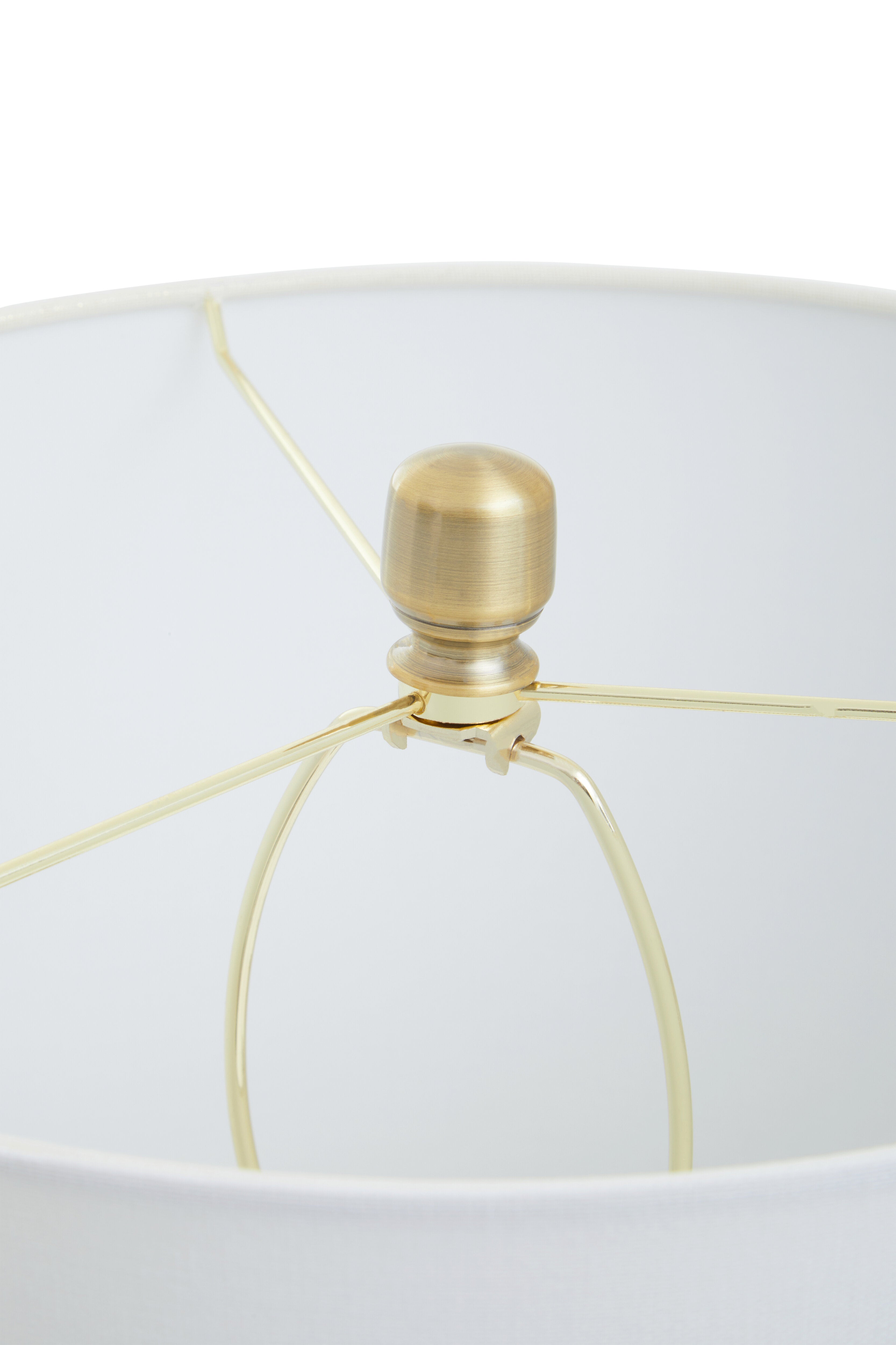 Mali Black Marble & Gold Stacked Table Lamp